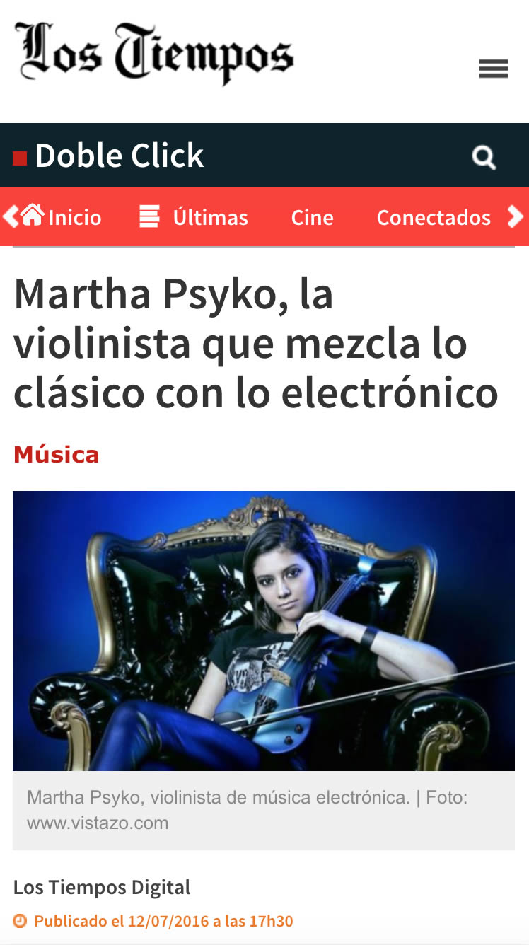 martha psyko violinista que mezcla clasico electronico