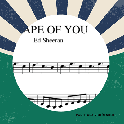 partitura shape of you
