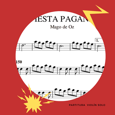 partitura fiesta pagana